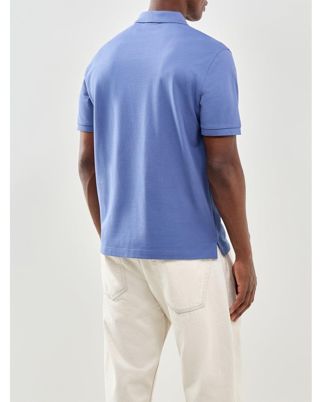Gant Blue Shield Pique Polo Shirt for men