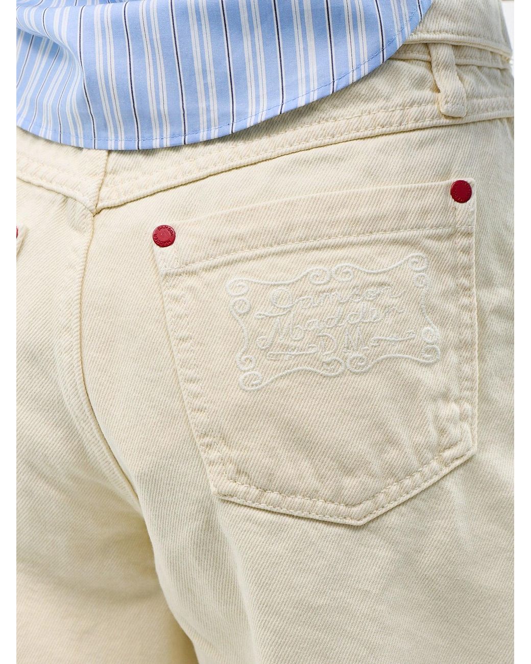 Damson Madder Natural Annie Shorts Butter