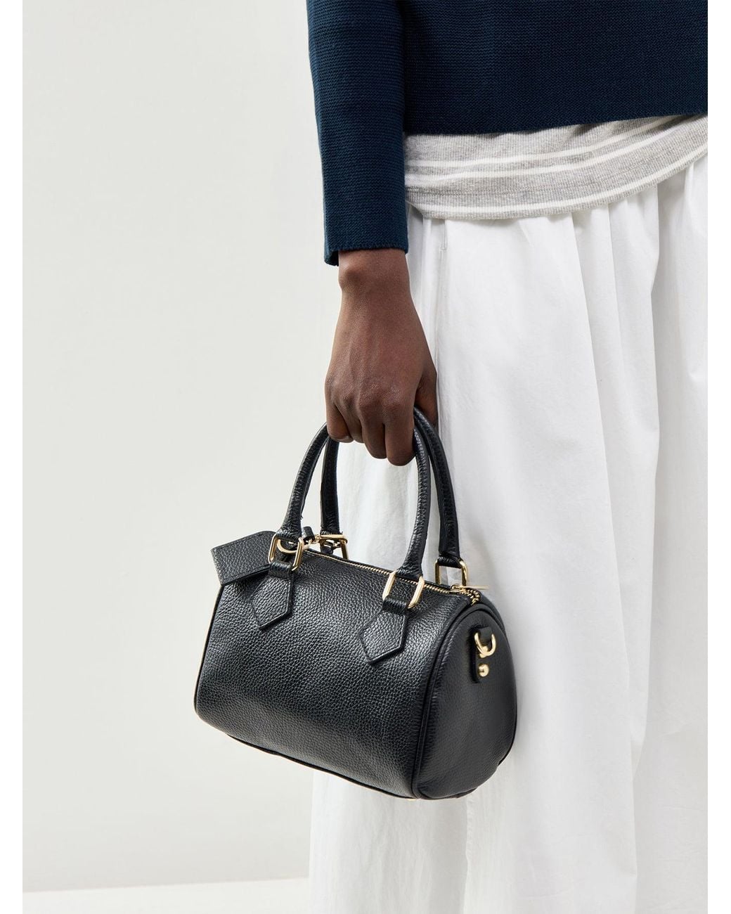 Marlon Black Borsa Art Bauletto Novo Small Tote Bag