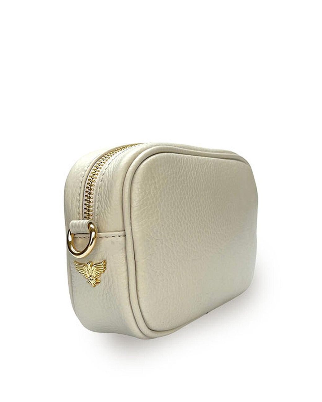 Apatchy London White The Mini Tassel Phone Bag