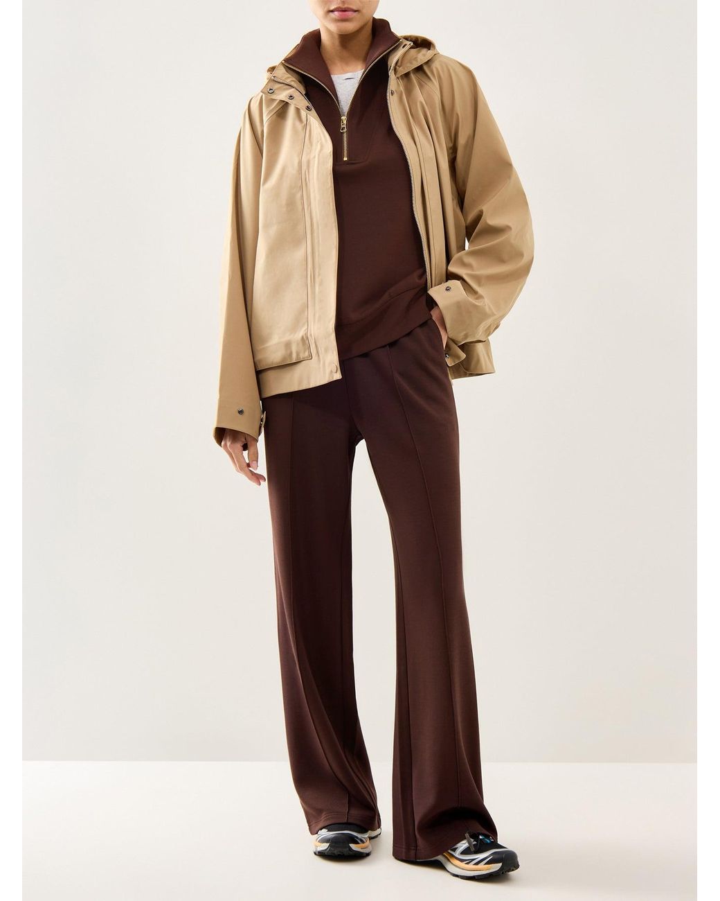 Varley Brown The Wide Leg Pant 30