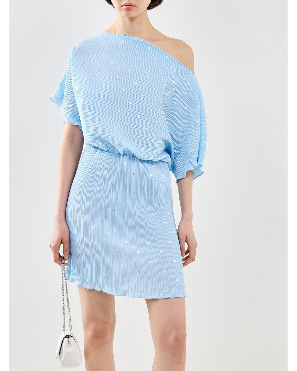 Never Fully Dressed Blue Ice Mini Tilly Dress