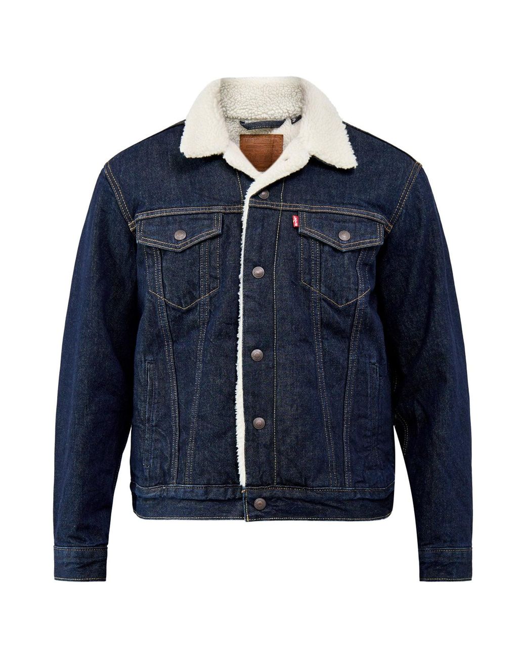 Levi's Blue Type 3 Sherpa Trucker Jacket for men