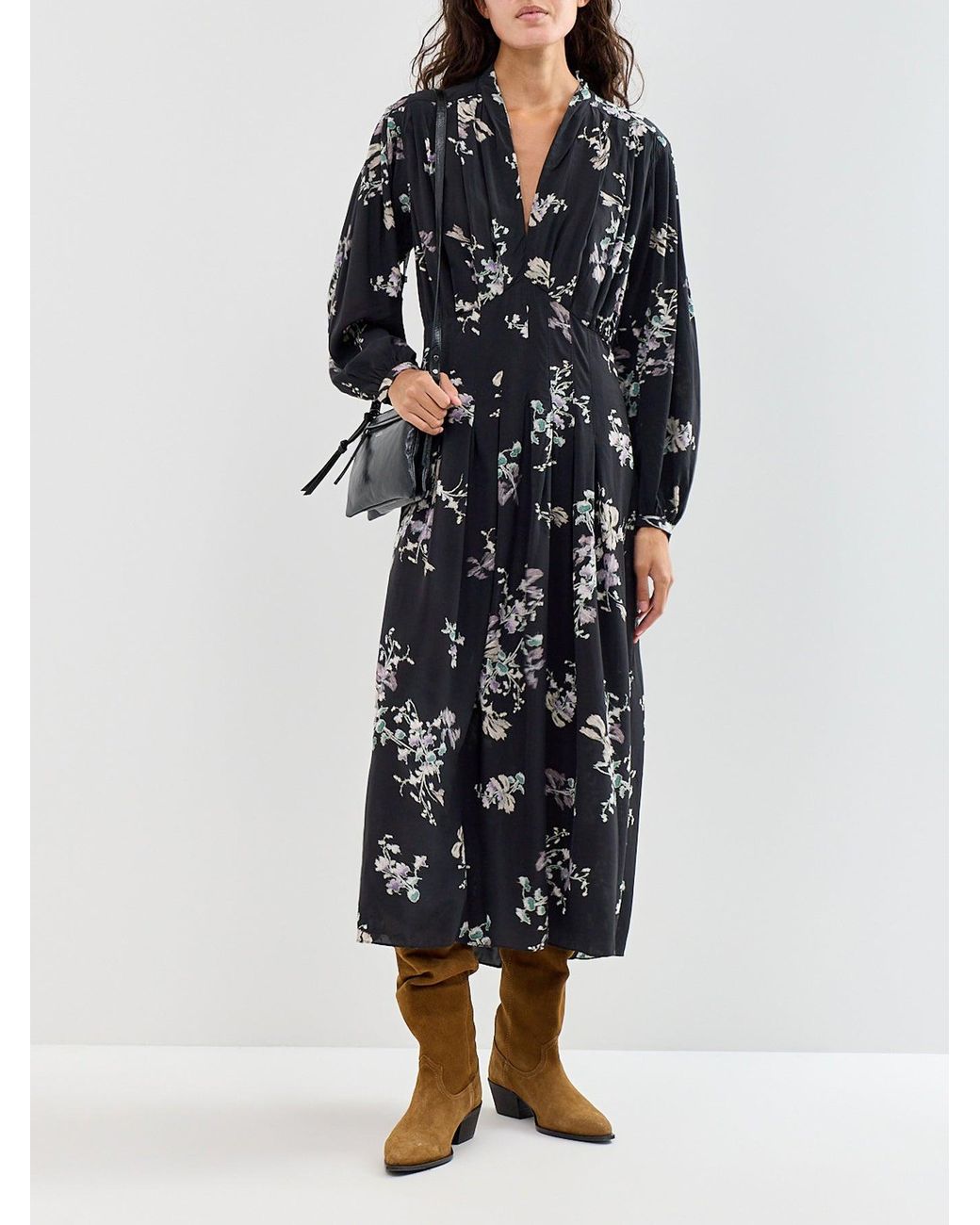 Isabel Marant Black Lynoa Maxi Dress