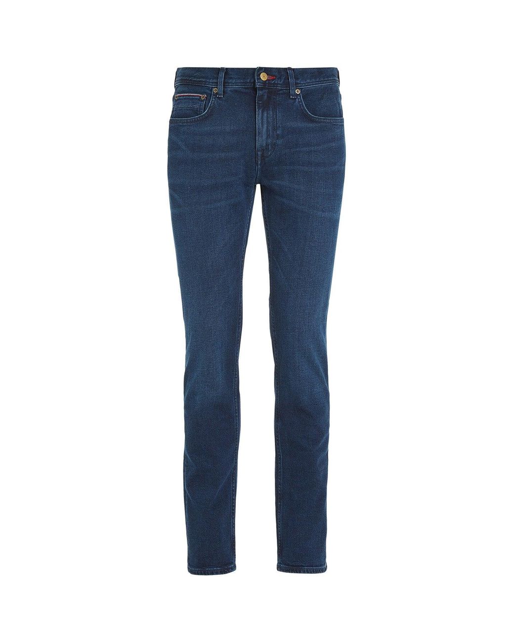 Tommy Hilfiger Blue Denton Straight Jeans for men