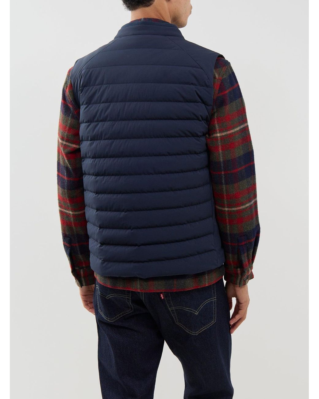 Belstaff Blue Chassis Gilet for men