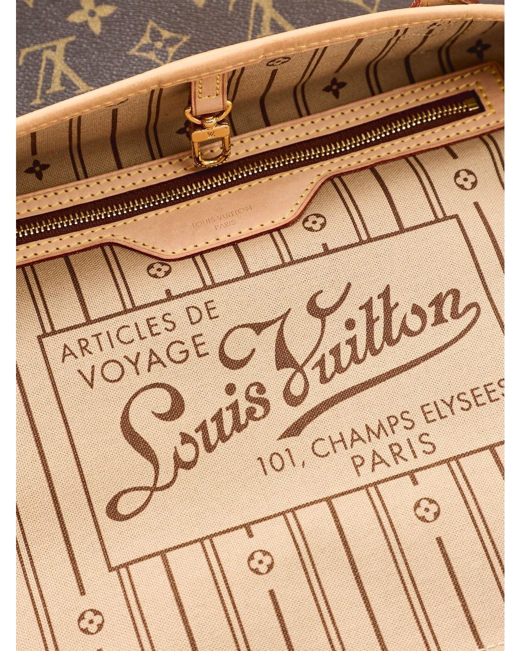 Le Prix Brown Louis Vuitton Monogram Neverfull Mm Tote Bag
