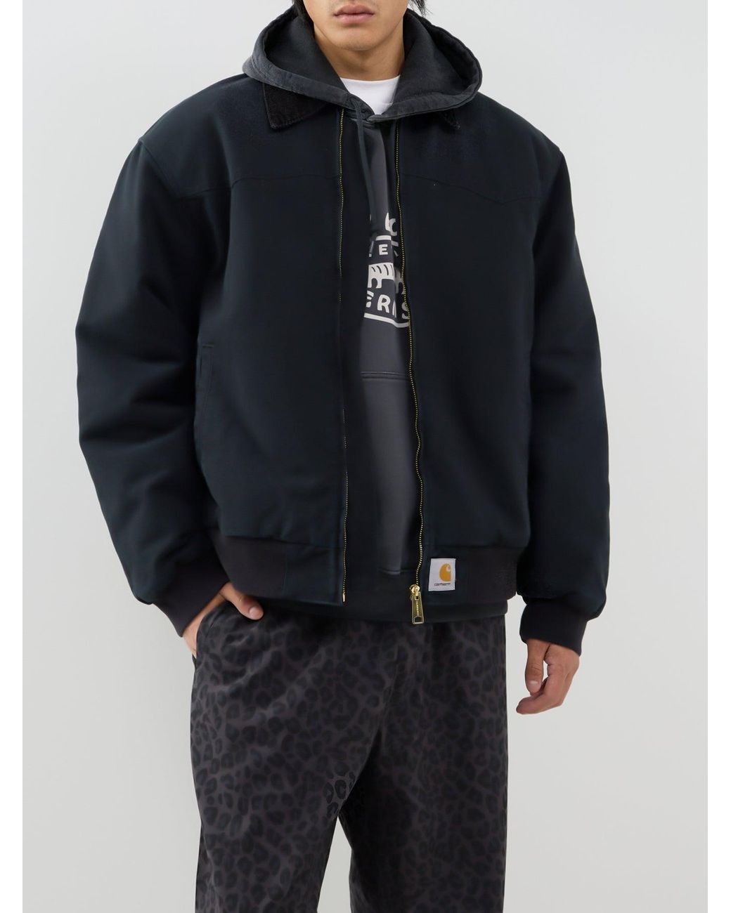 Carhartt Blue Organic Og Santa Fe Jacket for men