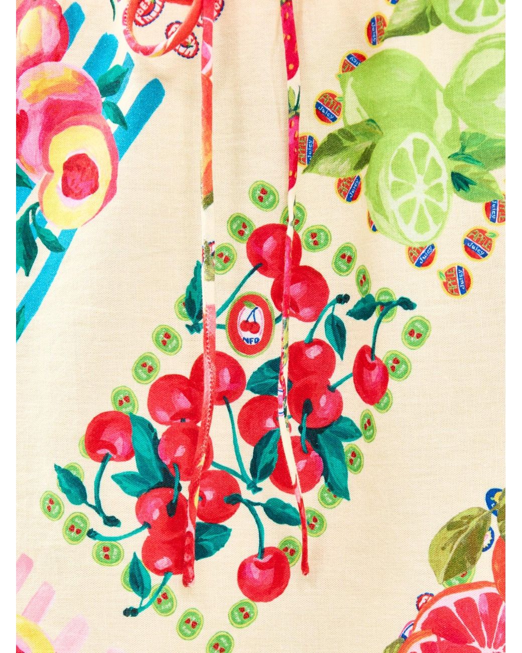 Never Fully Dressed White Fruit Mabel Skirt
