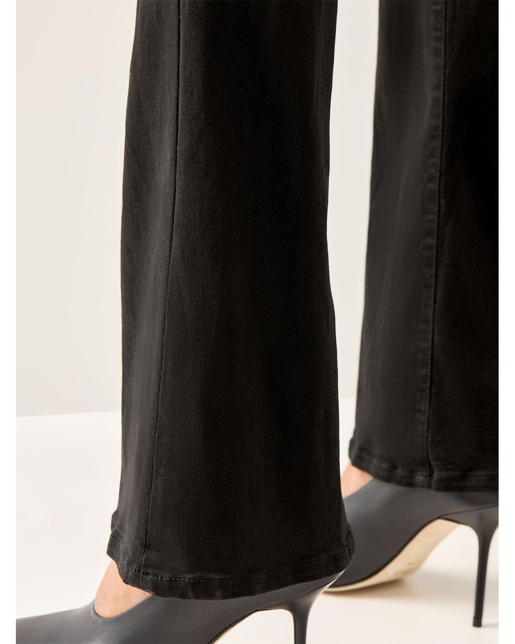 7 For All Mankind Black Bootcut Bair Jeans