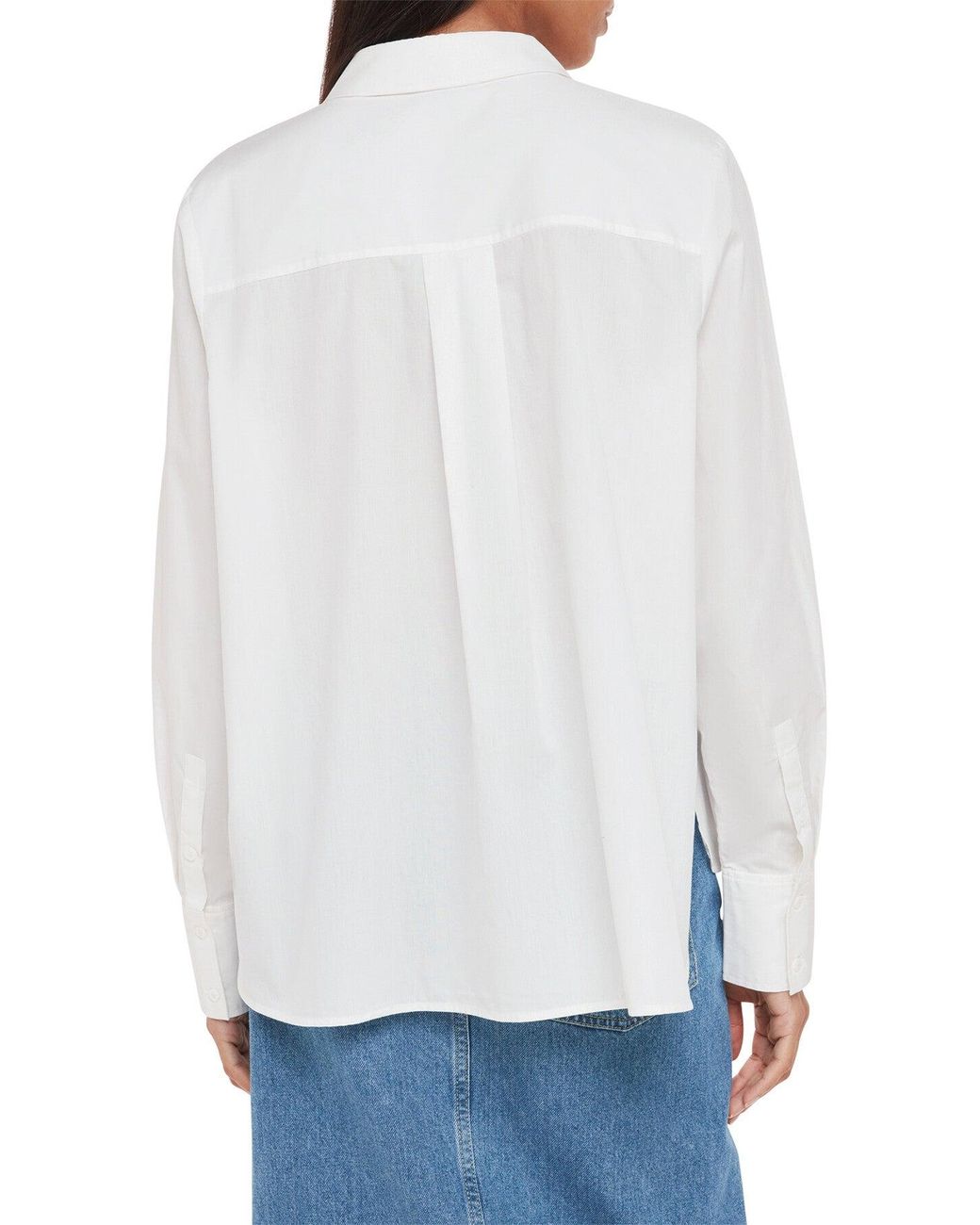 Whistles White Women's Boxy Cotton Shirt