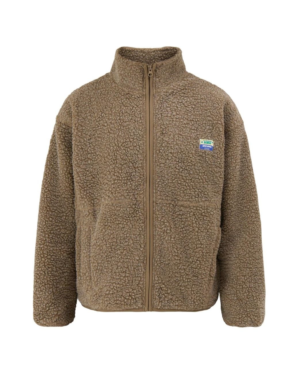 American Vintage Brown Hoktown Fleece Jacket