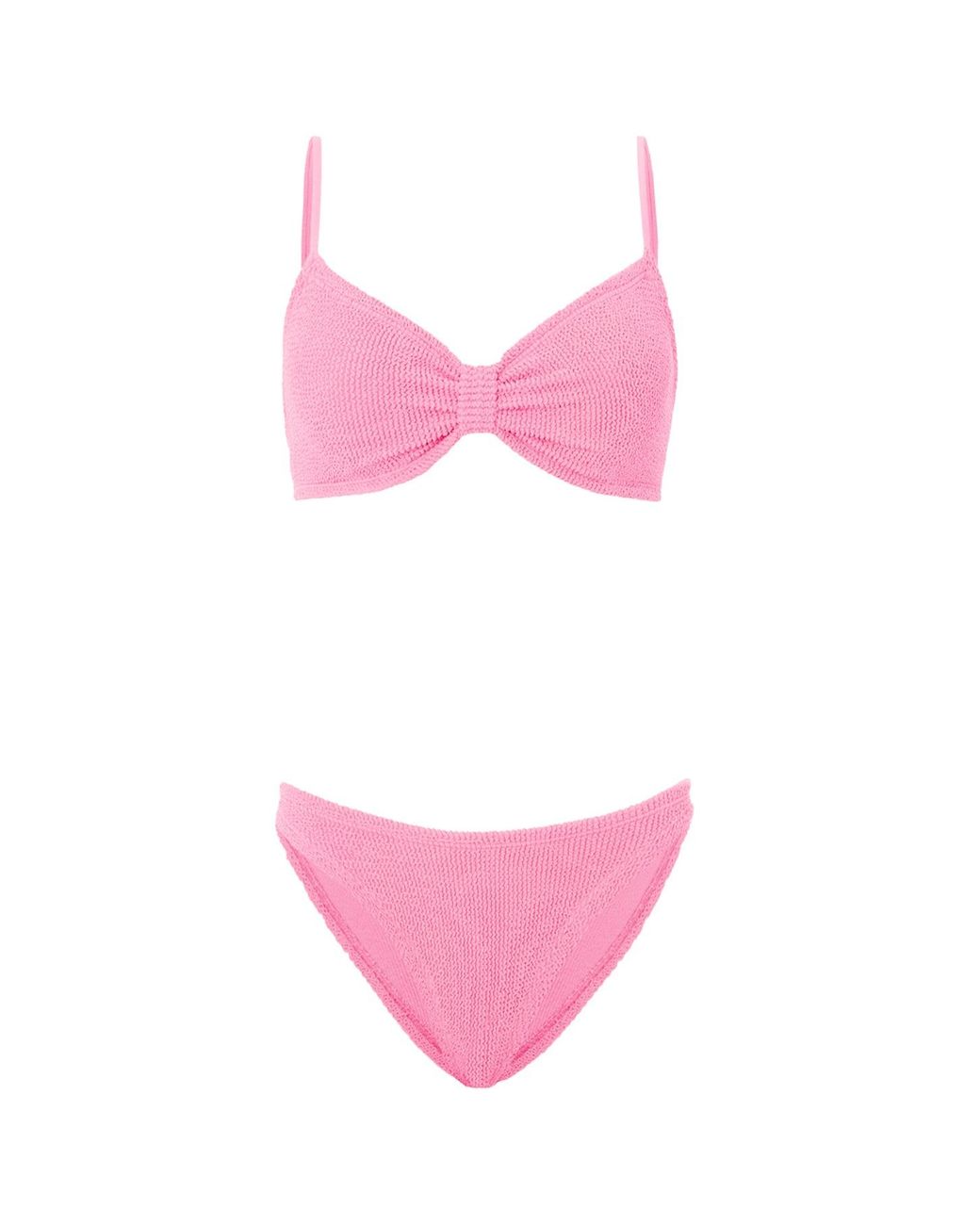 Hunza G Pink Alicia Bikini Set