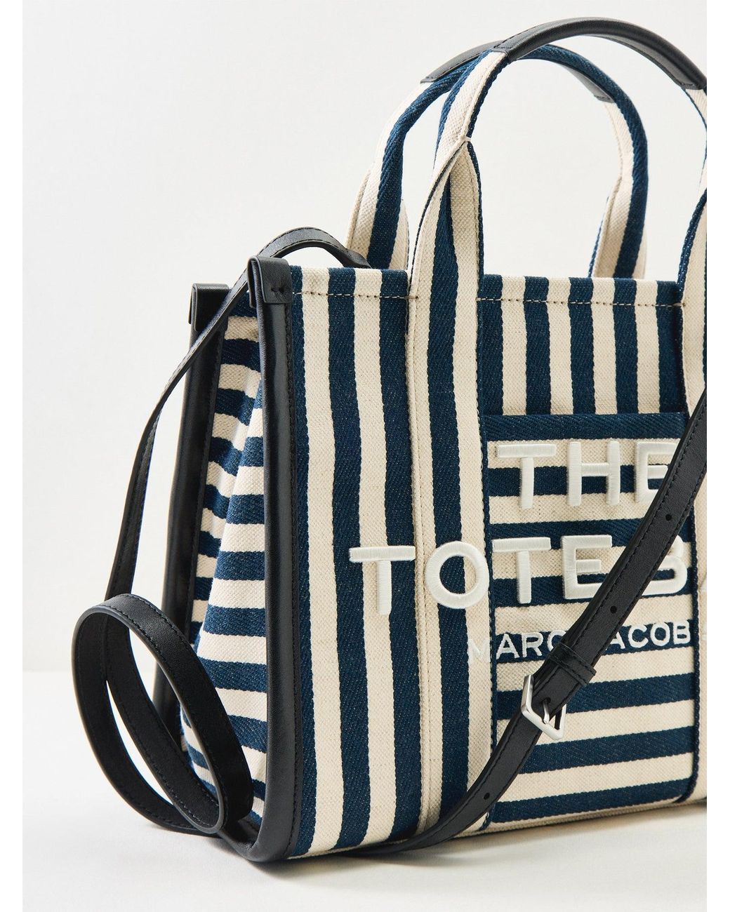 Marc Jacobs Blue Medium Canvas Tote Bag Multi, Cotton