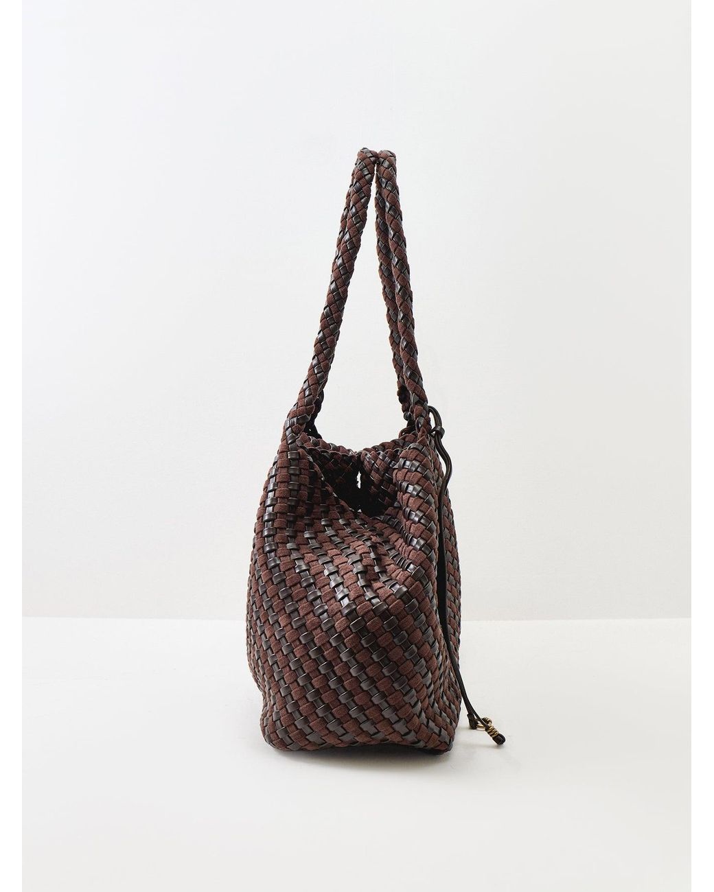 Gianni Chiarini Brown Aurelie Woven Large Tote Bag