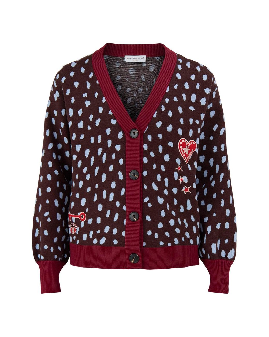 Never Fully Dressed Red Deer Cardigan
