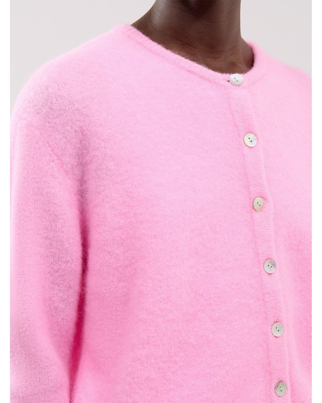 American Vintage Pink Alpaca & Vitow Cardigan