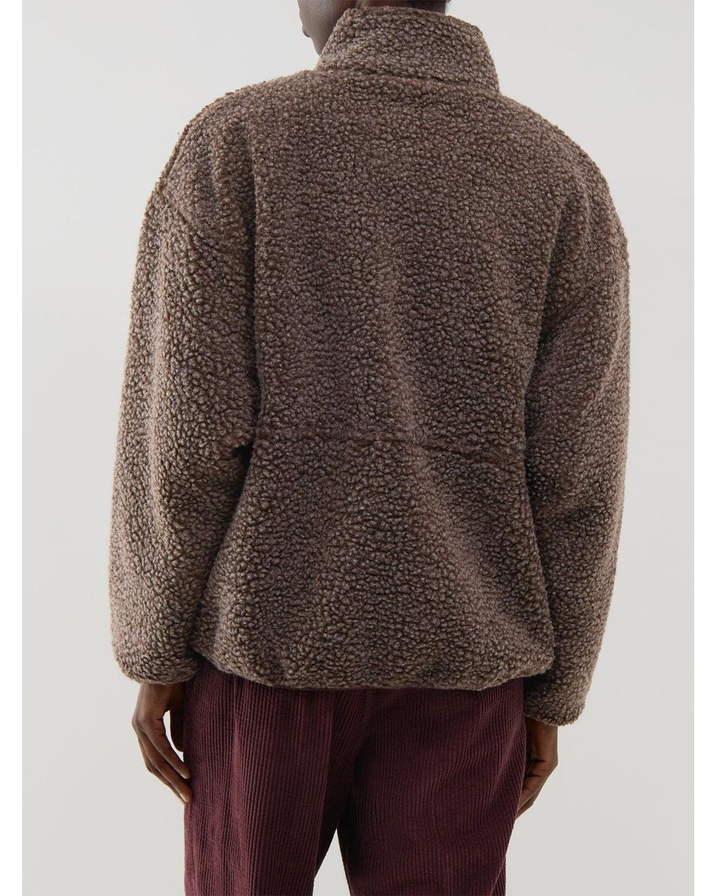 American Vintage Brown Hoktown Fleece Jacket