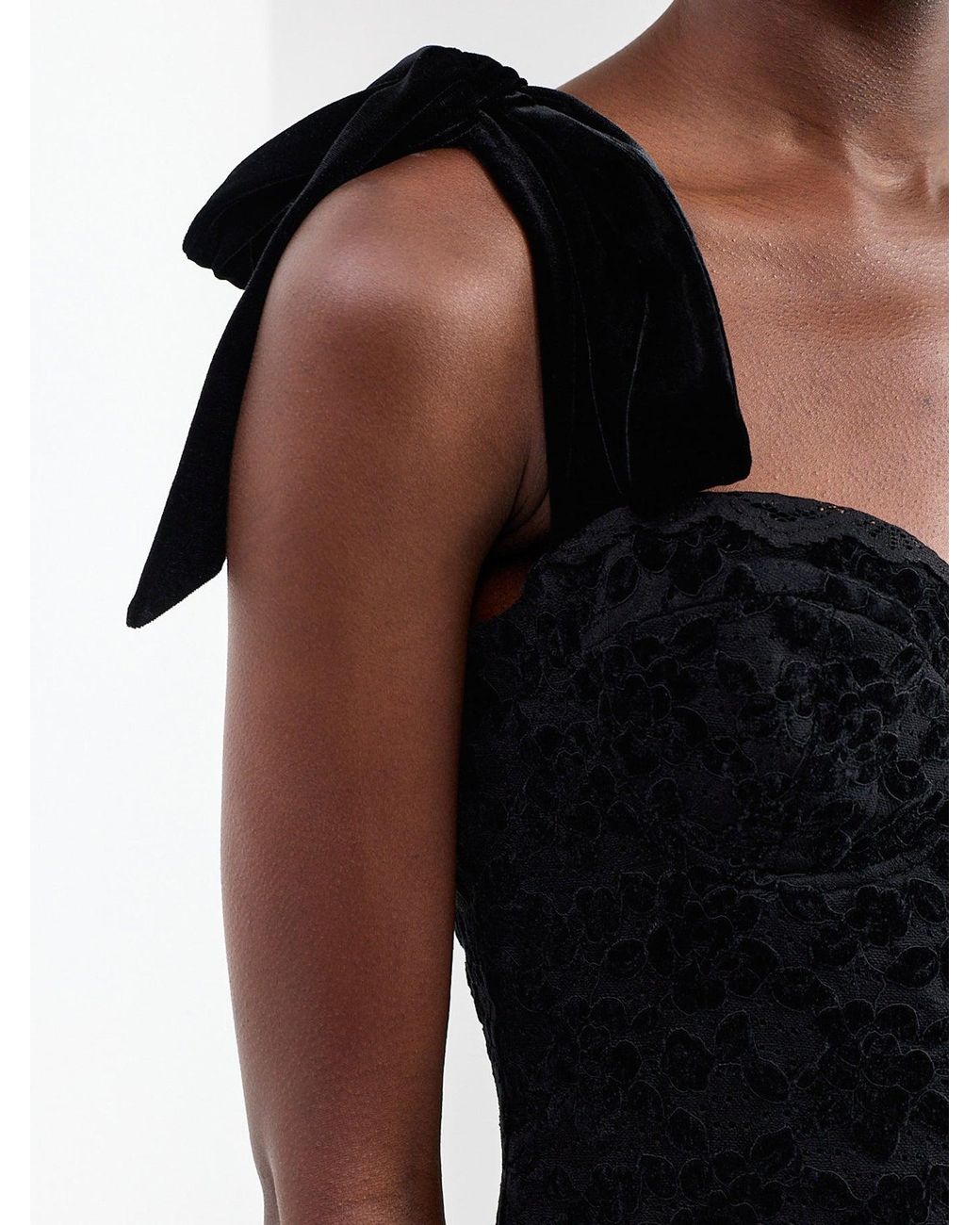 Pretty Lavish Black Serephina Lace Midaxi Dress