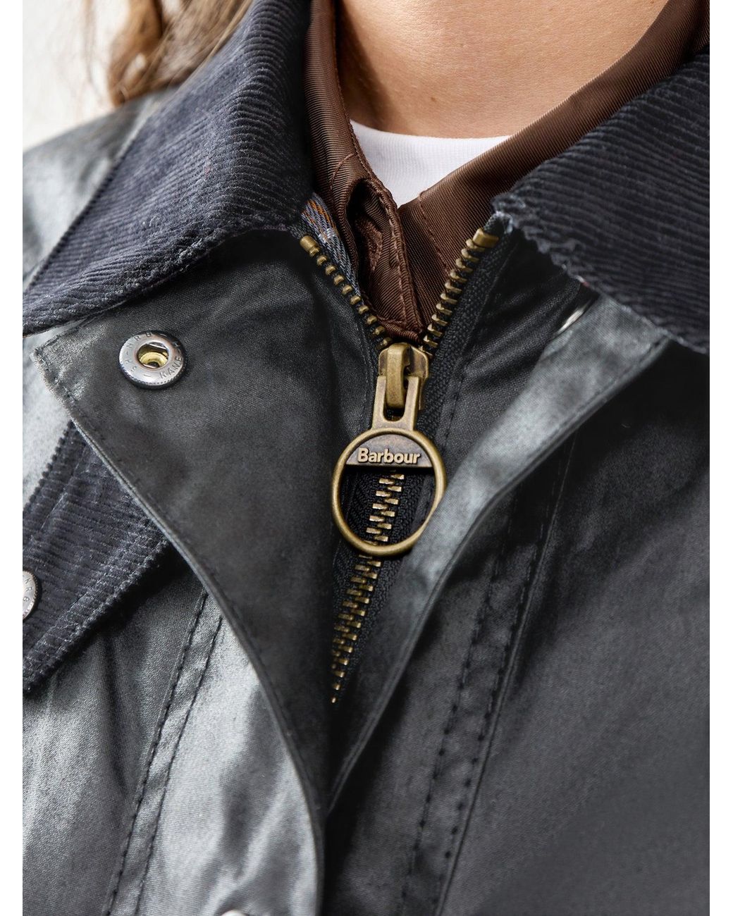 Barbour Black Classic Beadnell Wax Jacket