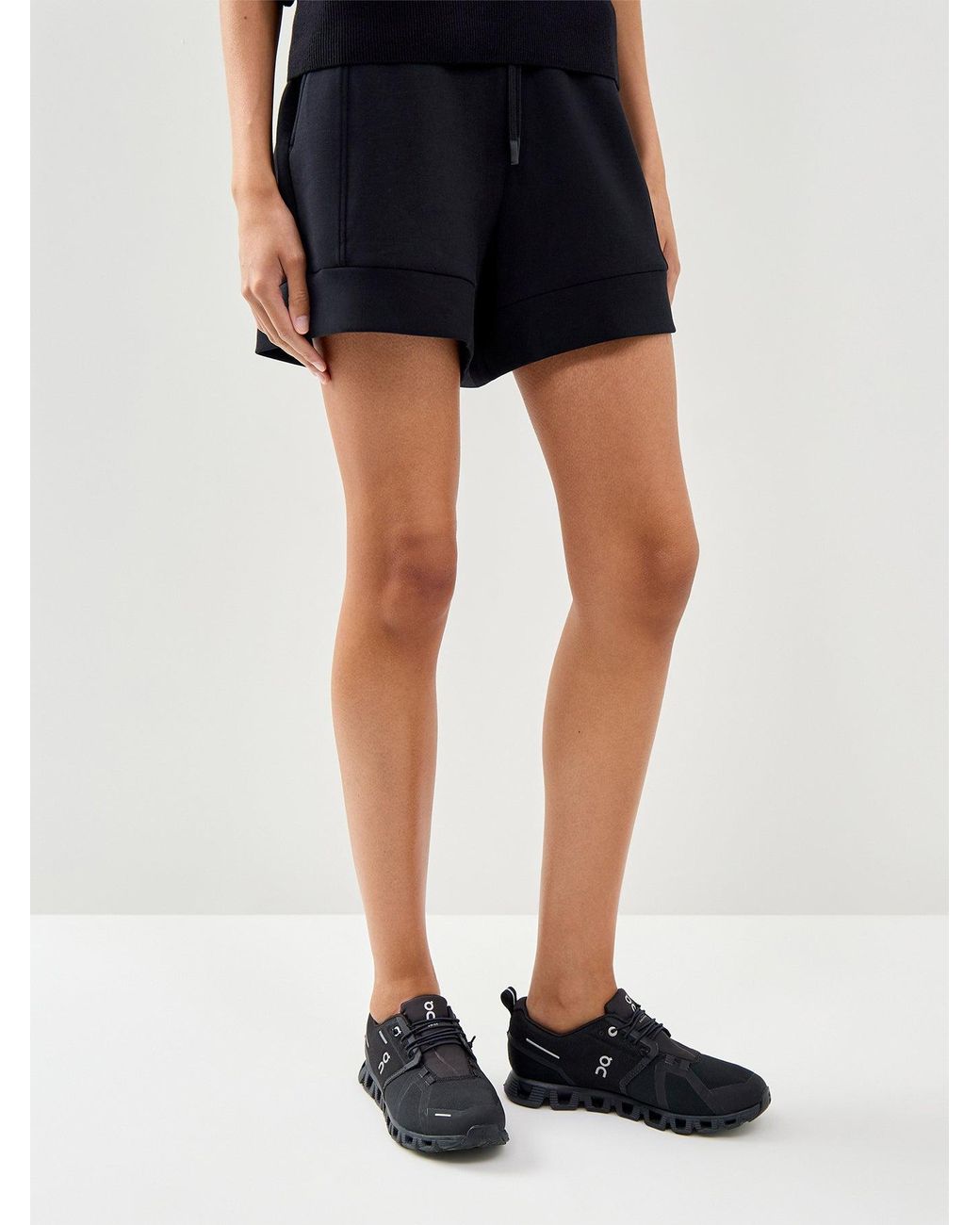 Varley Blue Atrium High Rise Shorts