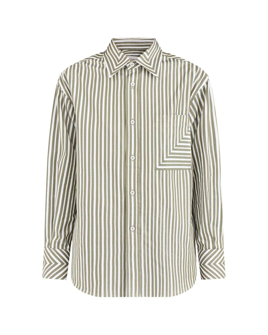 Victoria Beckham White Pocket Detail Shirt Marsh