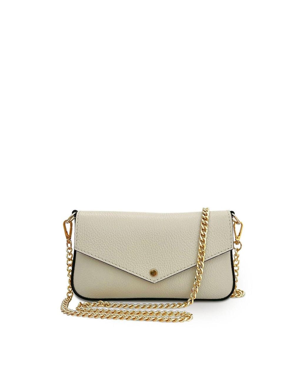 Apatchy London White The Munro Stone Shoulder Bag