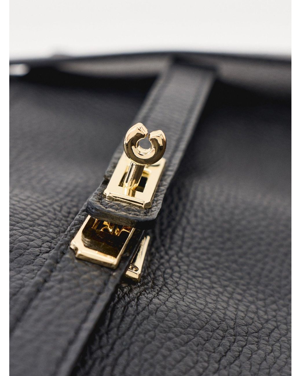 Marlon Black Darcie Lock Shoulder Bag