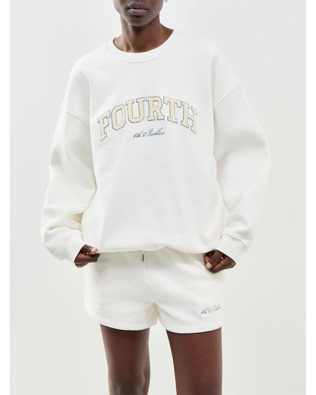 4th & Reckless White Leon Sweatshirt