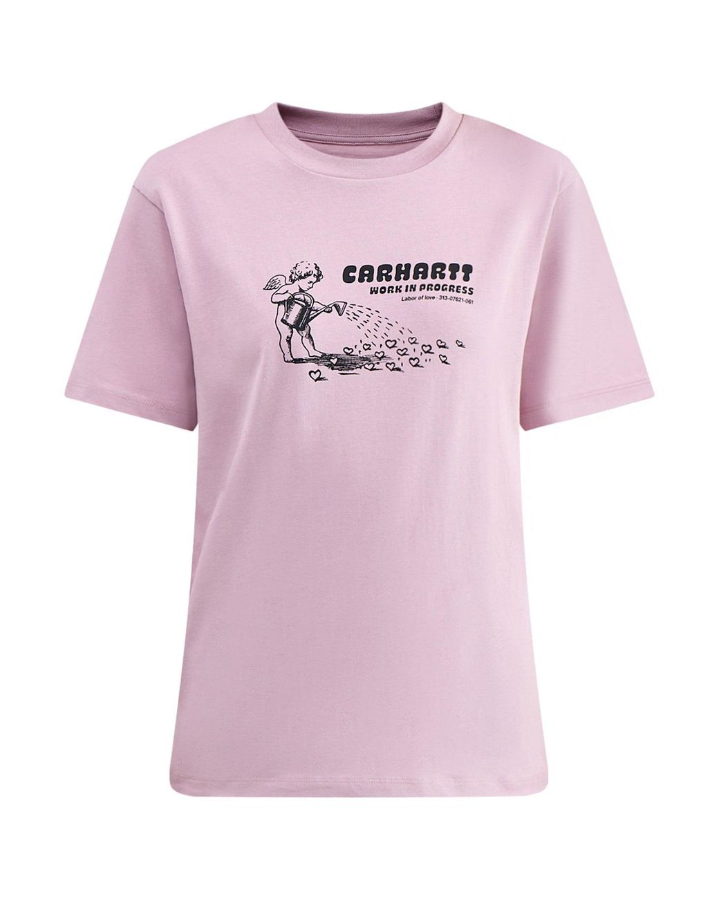 Carhartt Pink Bumper Sticker Graphic T-Shirt for men