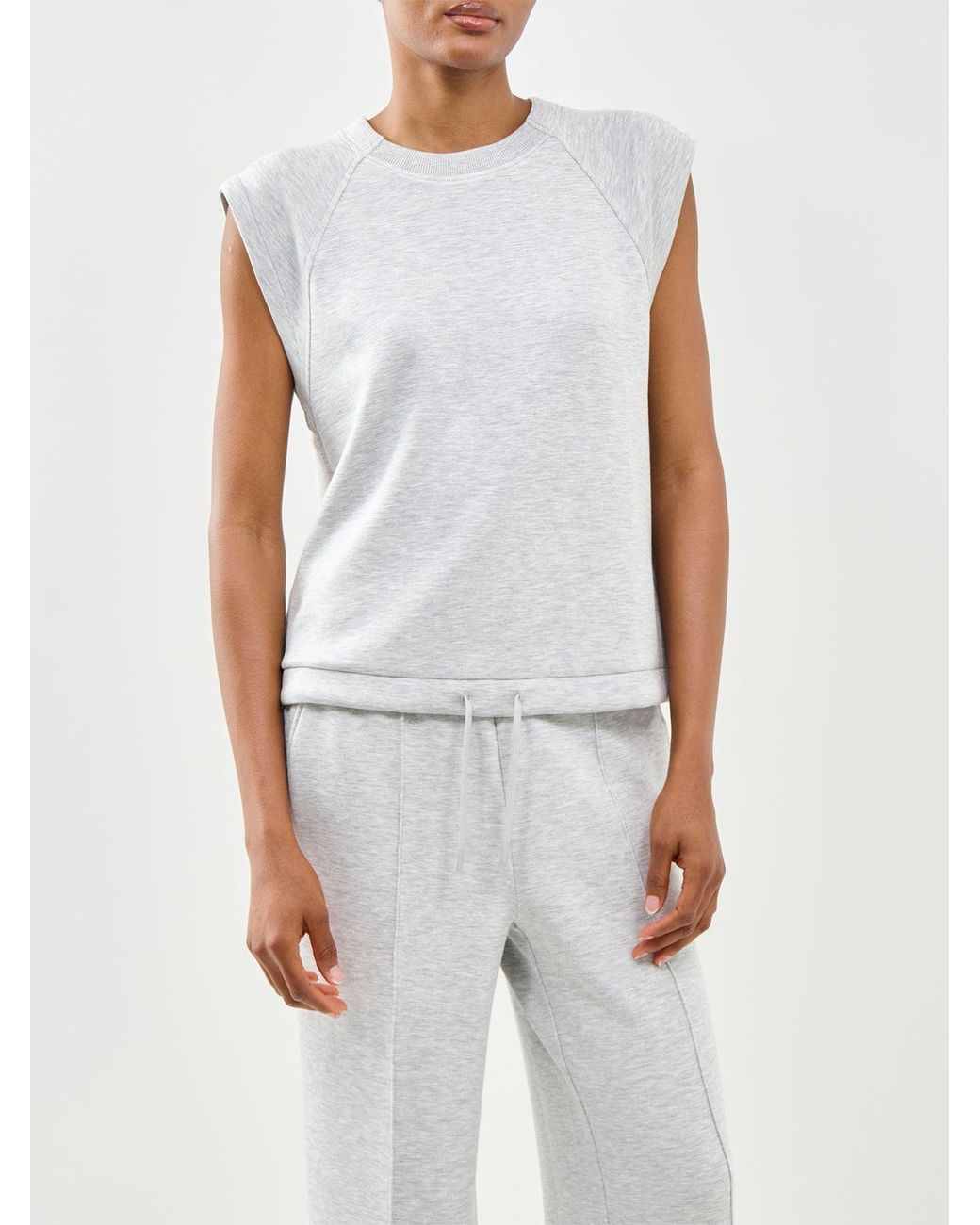 Varley White Salome Raglan T-Shirt