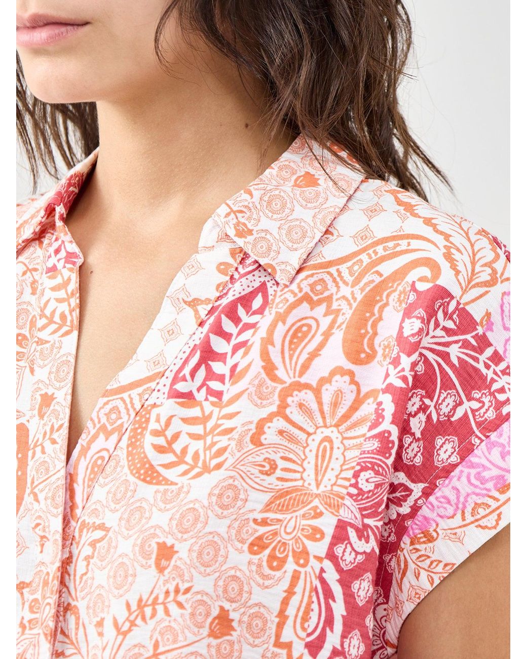 Vero Moda Pink Cille Hilda Wide Shirt