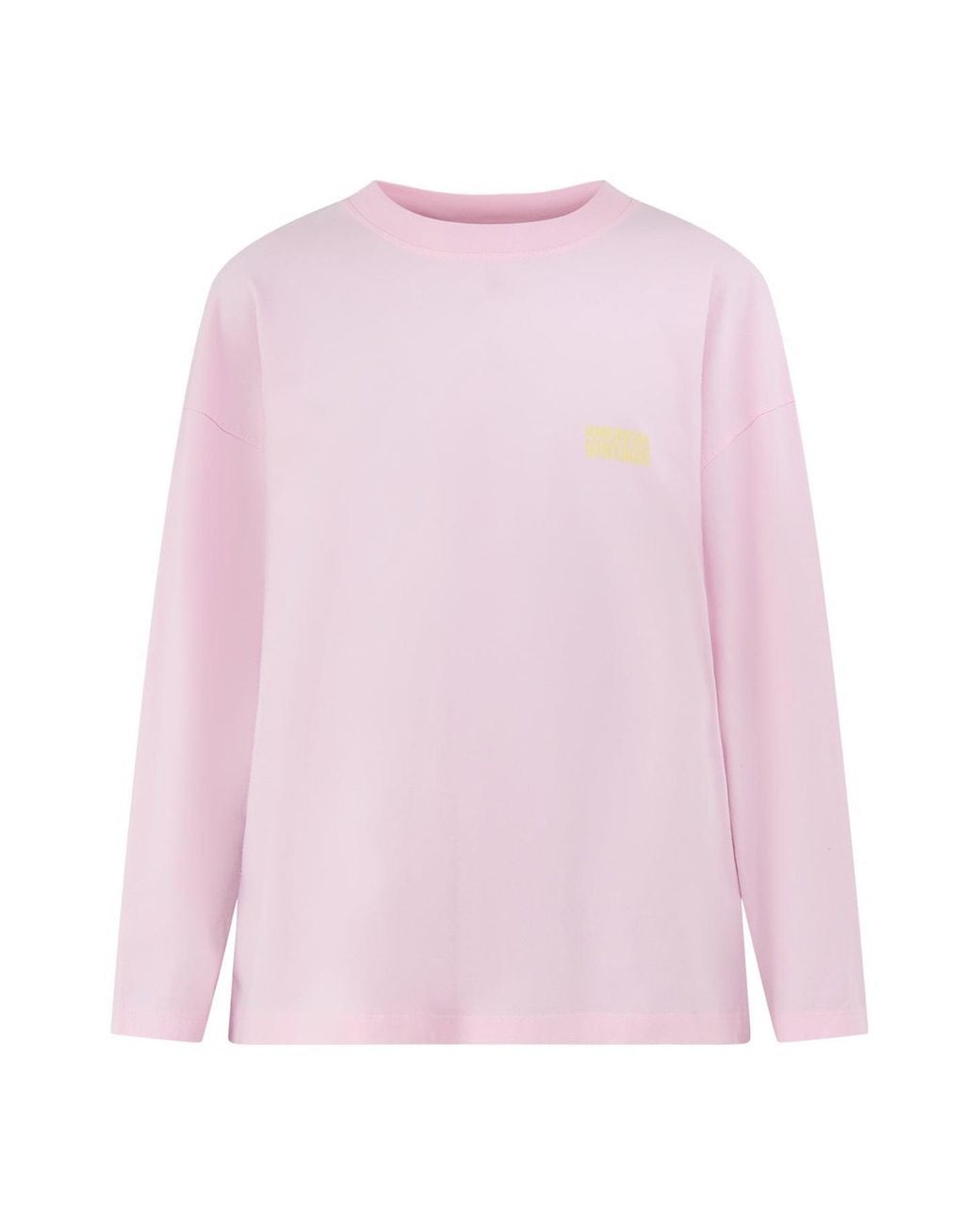 American Vintage Pink Gixy Long-Sleeved T-Shirt