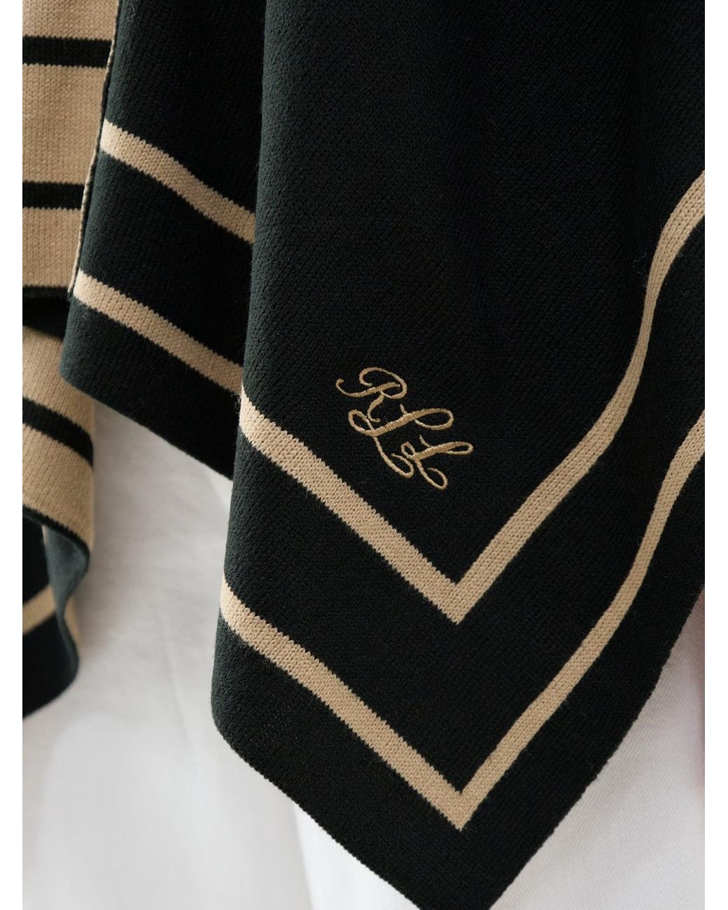 Ralph Lauren Black Jet Set Poncho