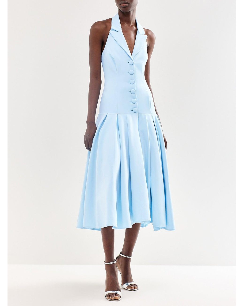 Club L London Blue Elise Midi Dress