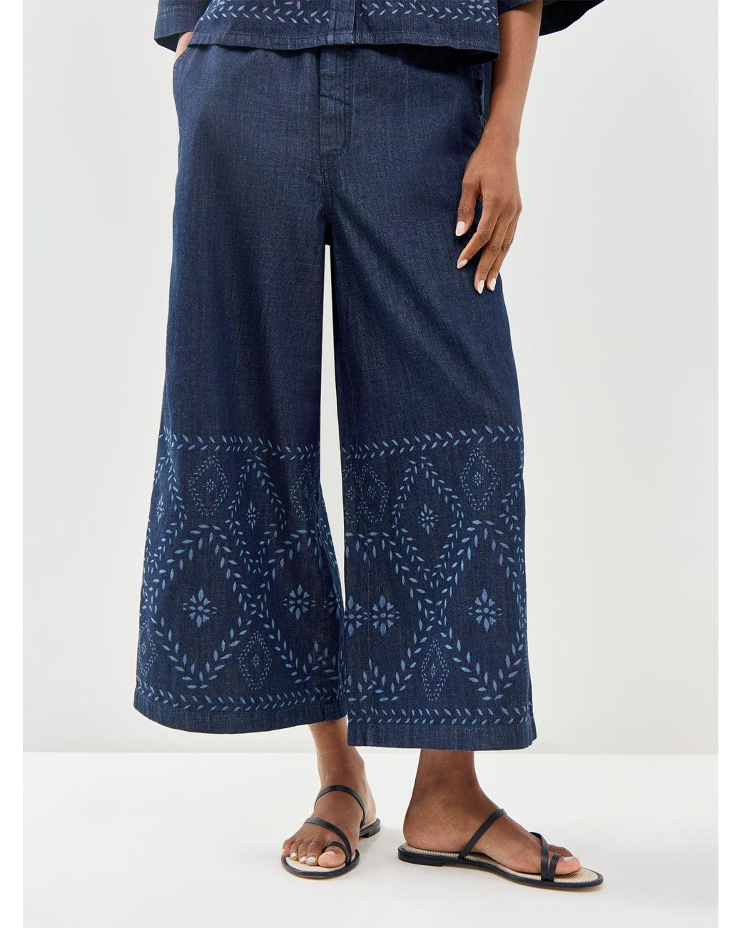 Weekend by Maxmara Blue Lampada Wide Leg Jeans