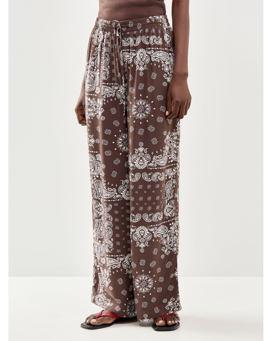 ONLY Multicolor Onlkavi Wide Leg Pants