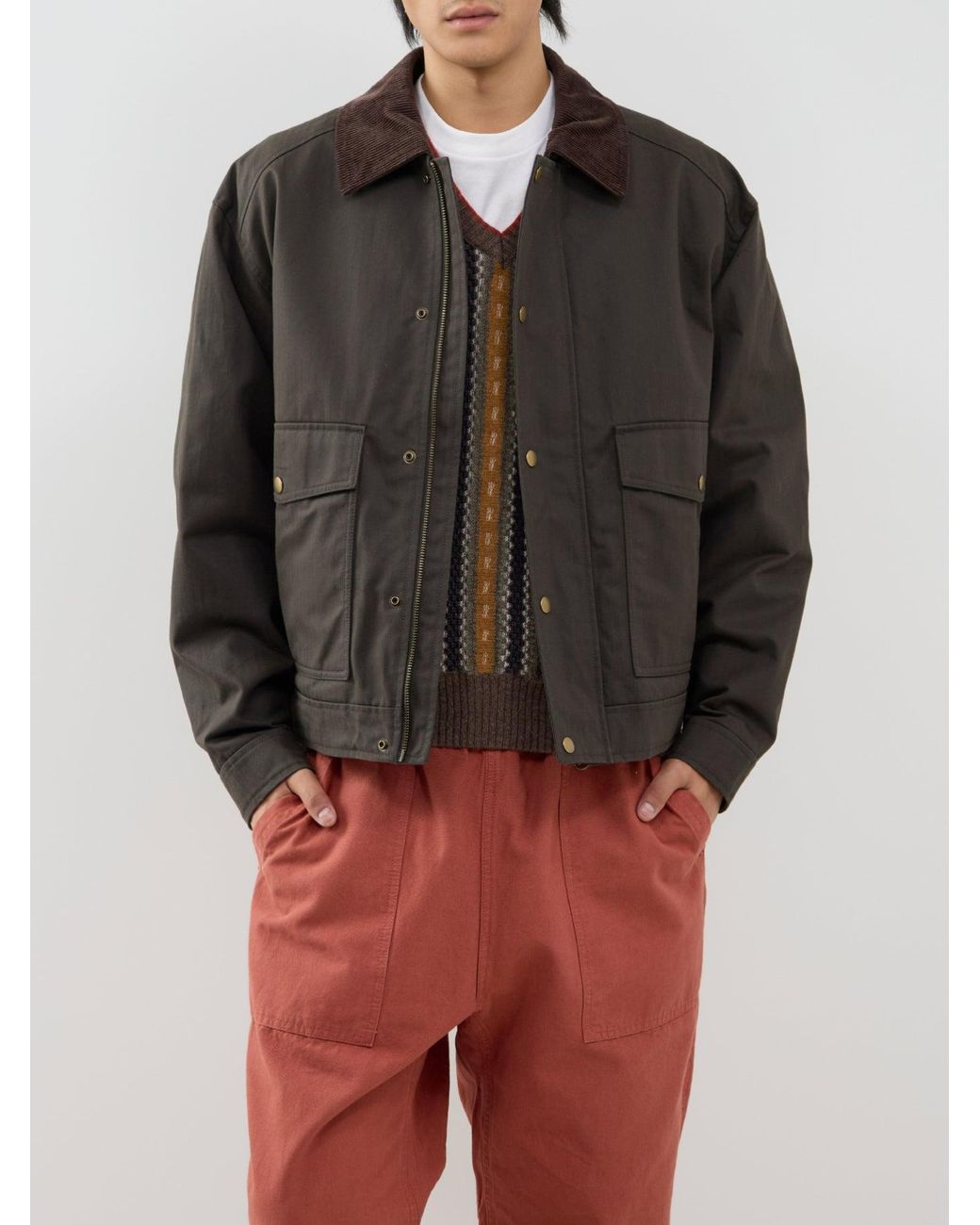 SELECTED Black Montana Waxed Jacket for men