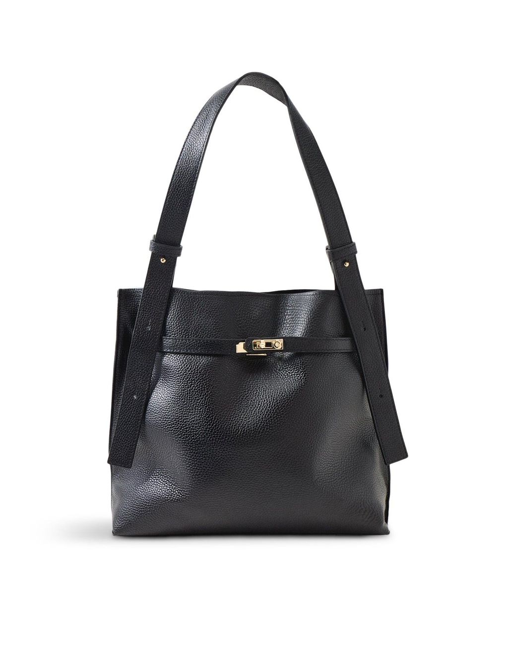Marlon Black Darcie Lock Shoulder Bag