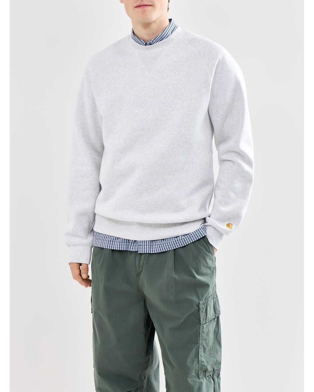 Carhartt White Chase Sweatshirt Multi for men