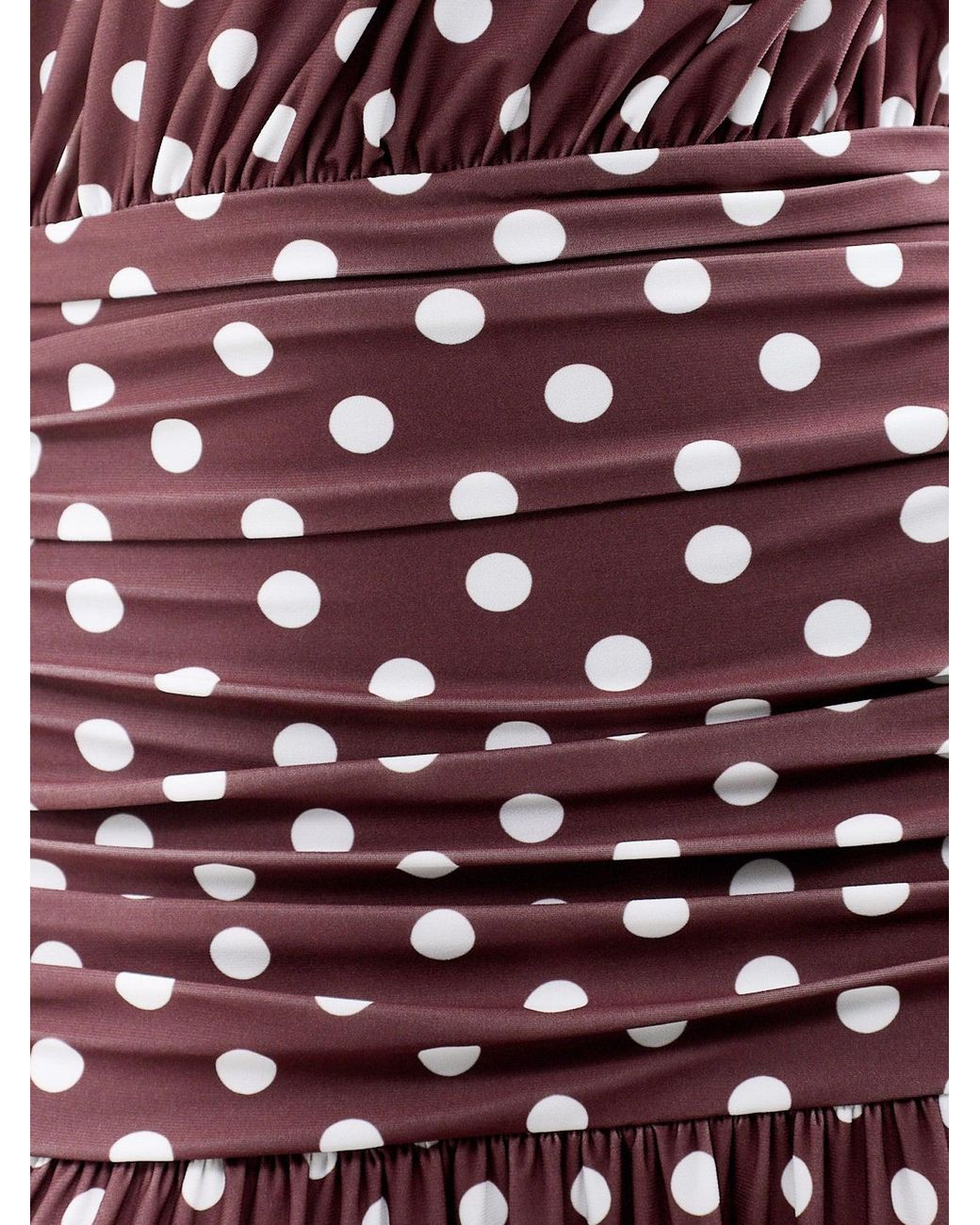 Club L London Purple Kelis Polka-Dot High-Neck Maxi Dress