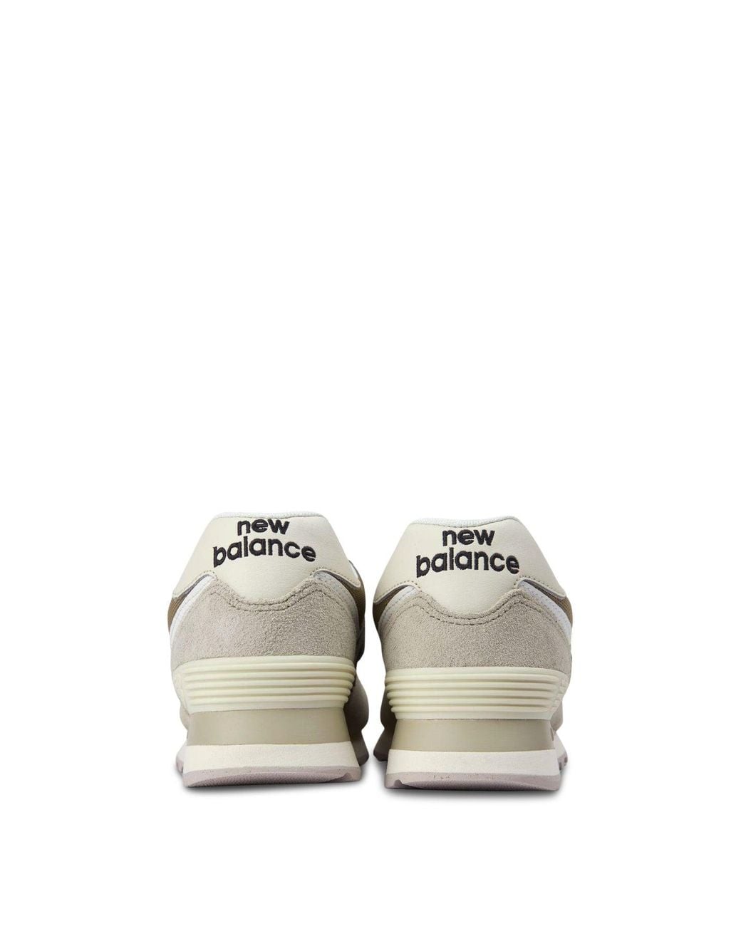 New Balance White 574 Trainers for men