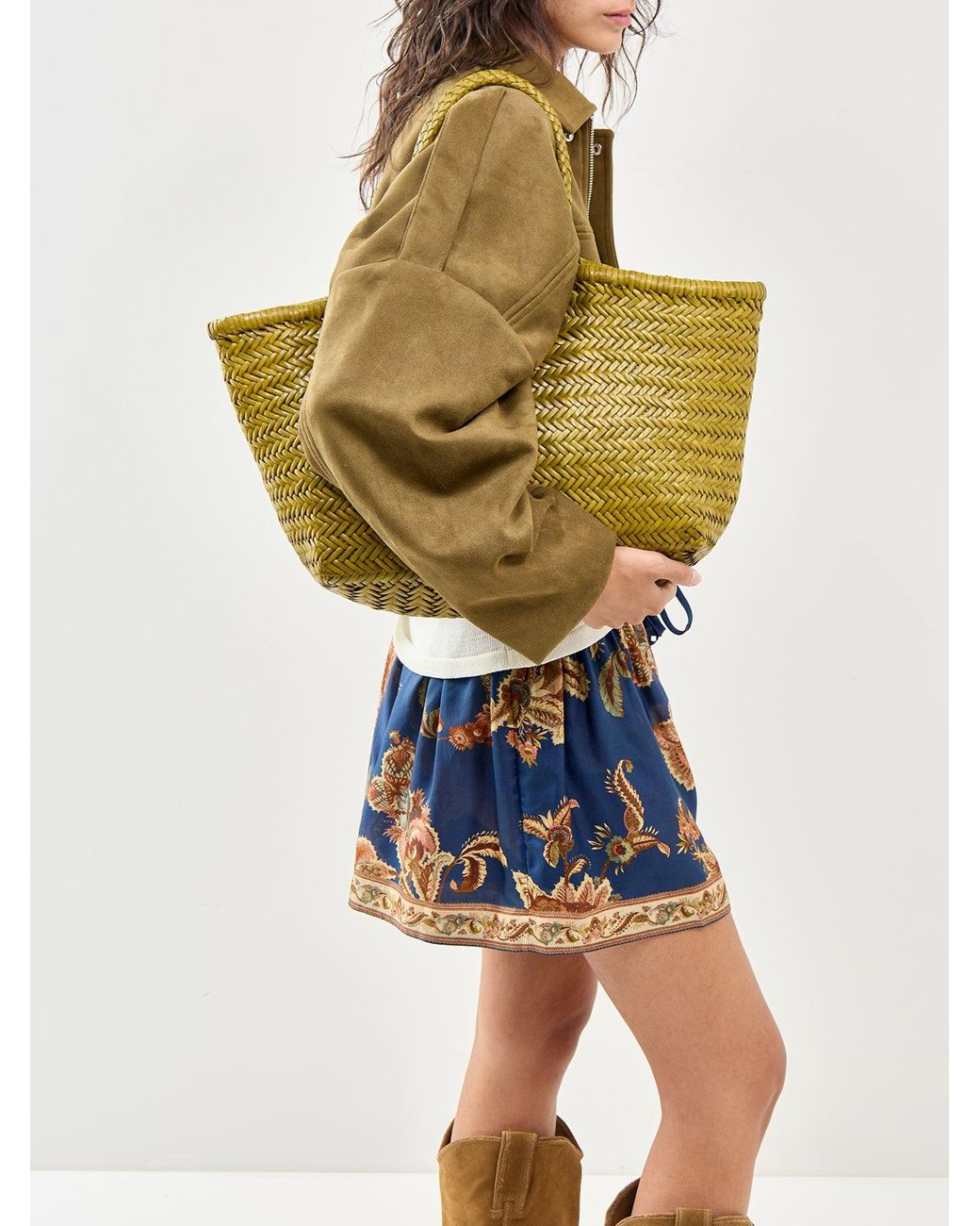 Dragon Diffusion Multicolor Nantucket Basket Big Tote Bag