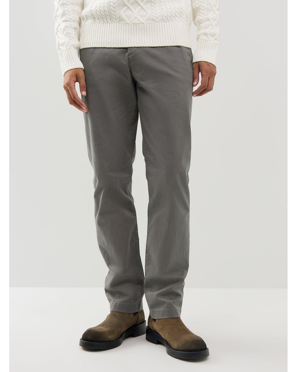 Gant Gray Classic Chinos for men