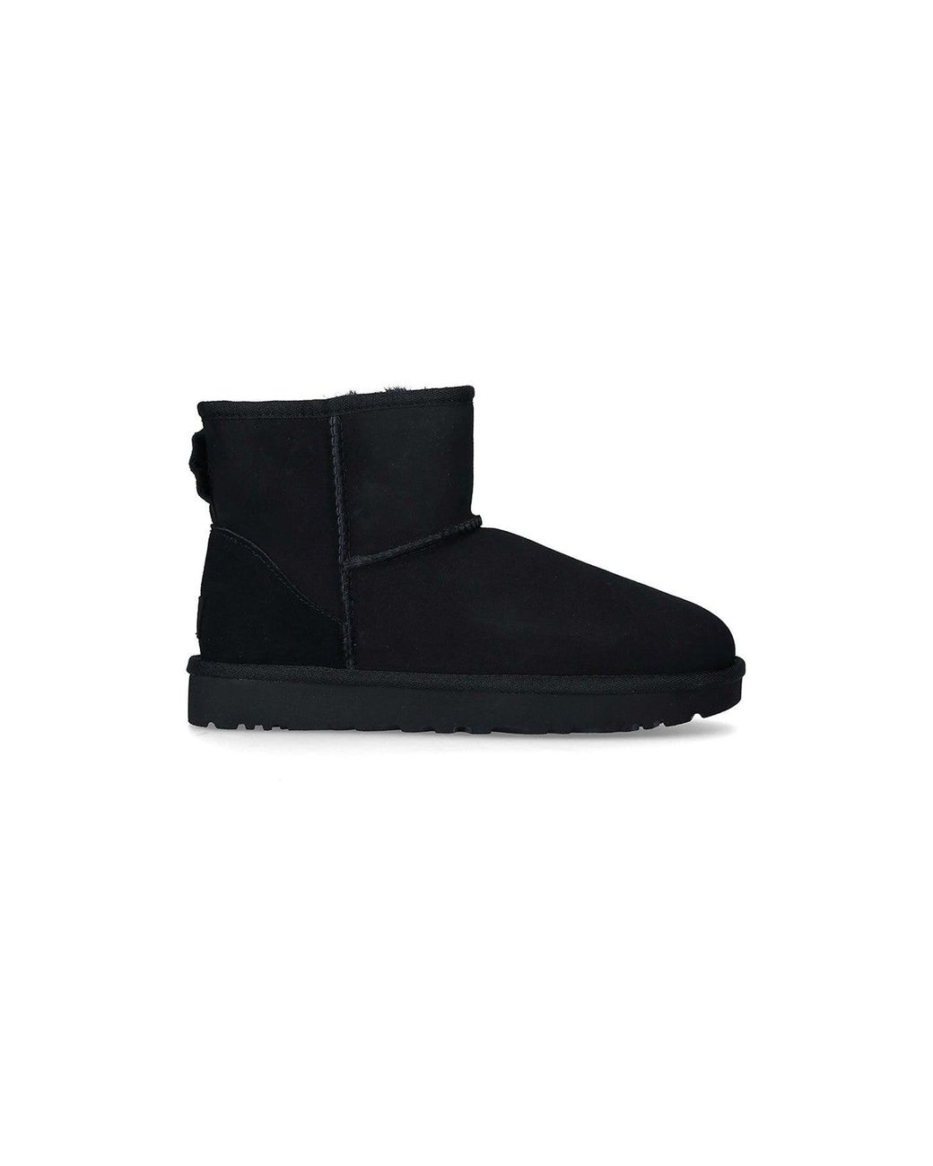 Ugg Black Classic Mini Ii Suede Ankle Boots