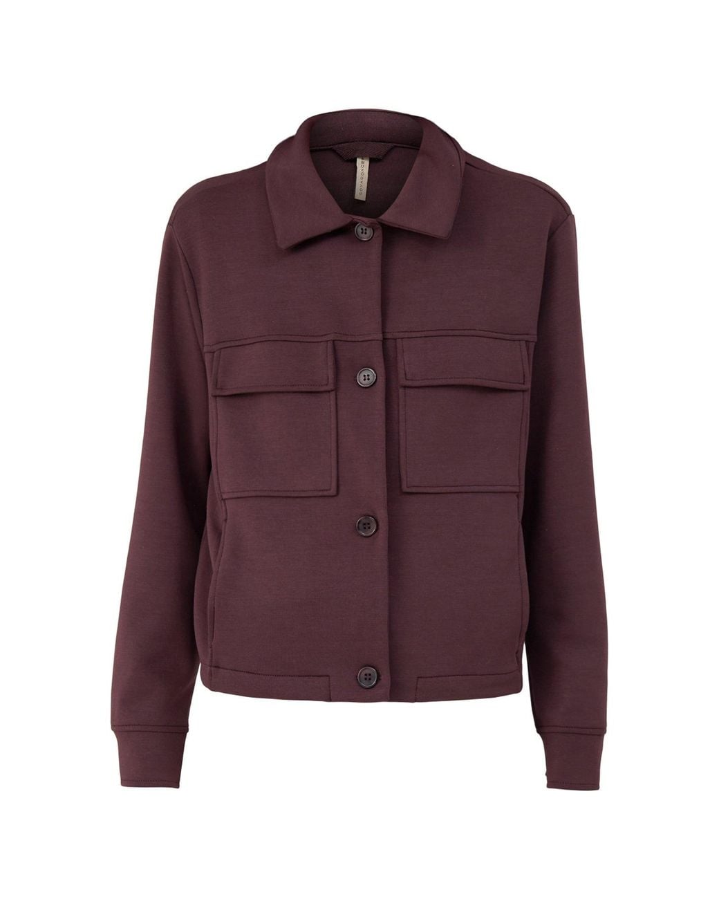 Soya Concept Purple Banu 337 Modal Blend Jacket