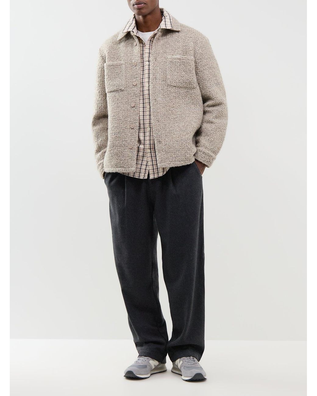 Wax London Blue Malham Trousers for men
