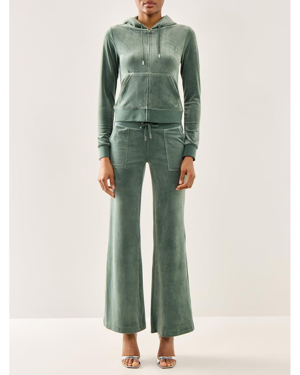 Juicy Couture Green Robertson Class Hoodie