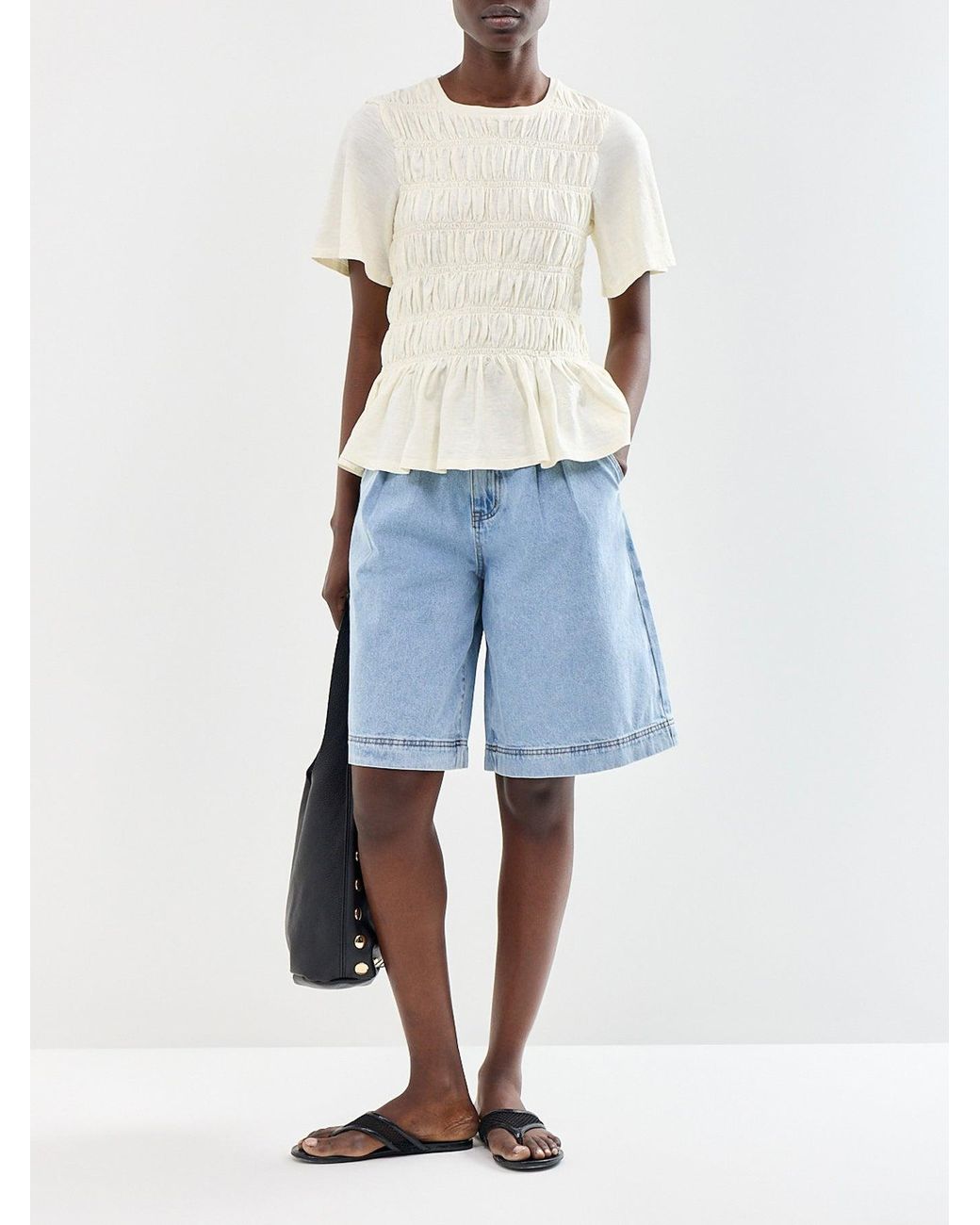 FRNCH White Marica Top Cream