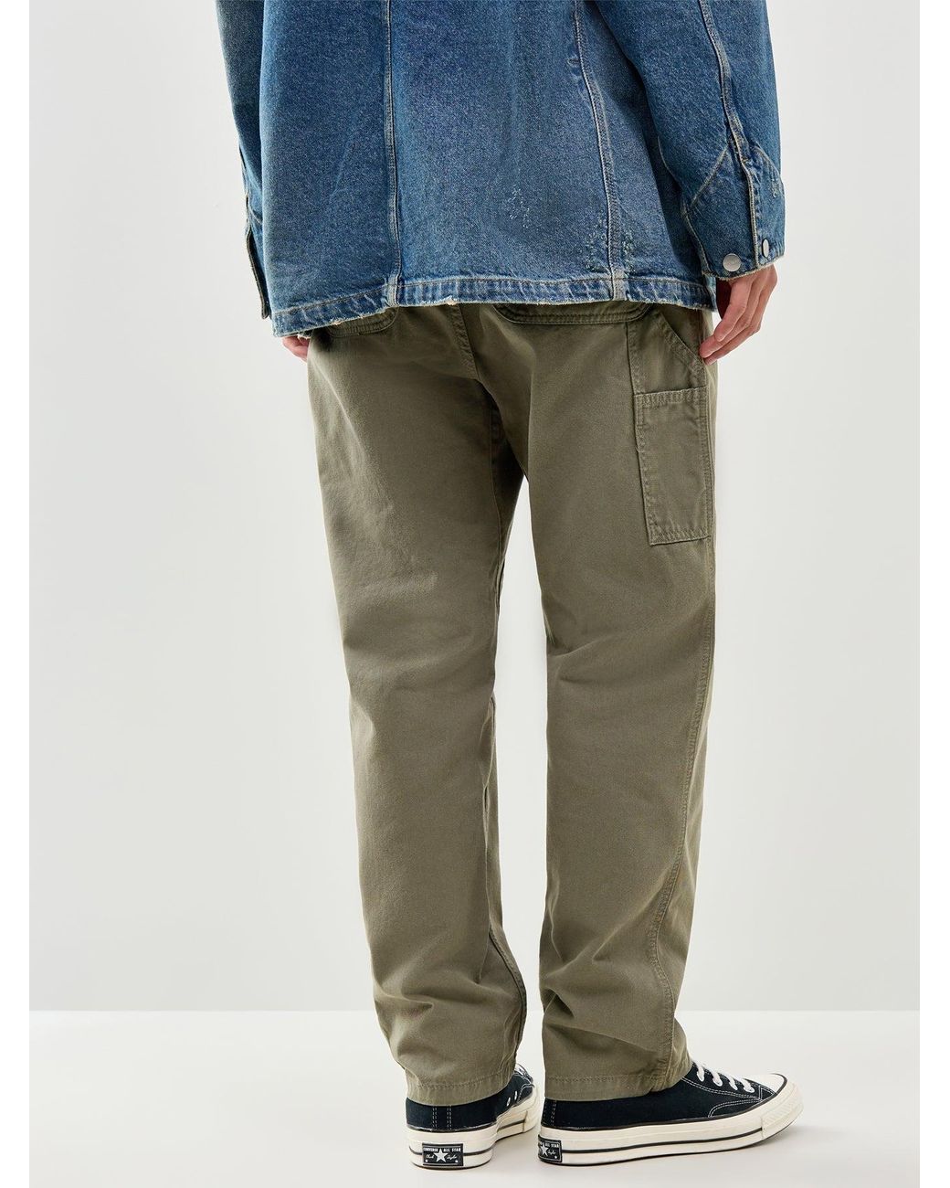Carhartt Green Flint Casual Trousers for men